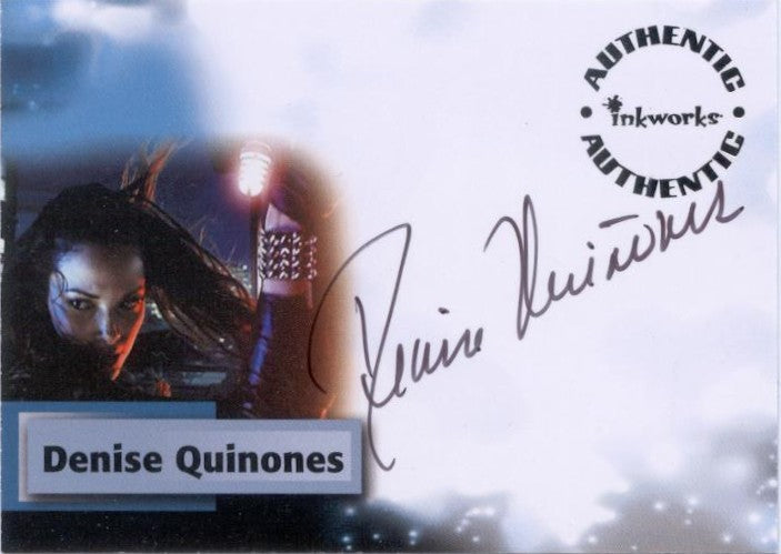 Smallville Season 5 A39 Denise Quinones as Andrea Rojas Autograph Card
