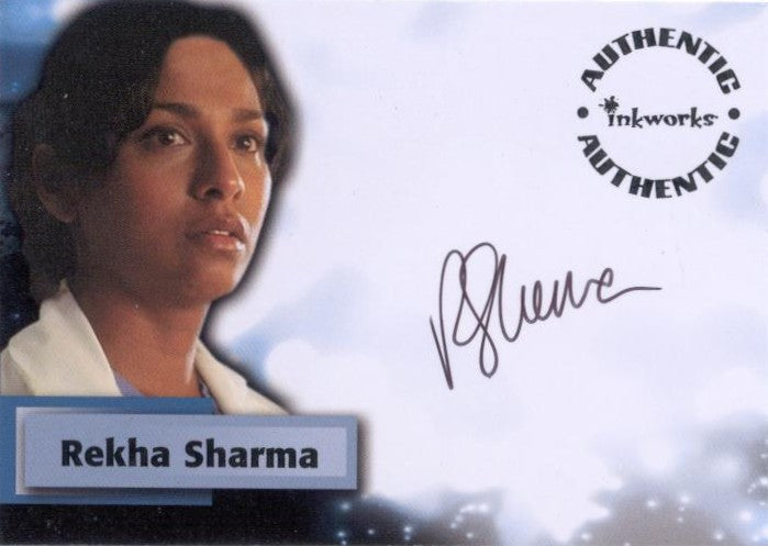 Smallville Season 5 A43 Rekha Sharma as Dr. Harden Autograph Card