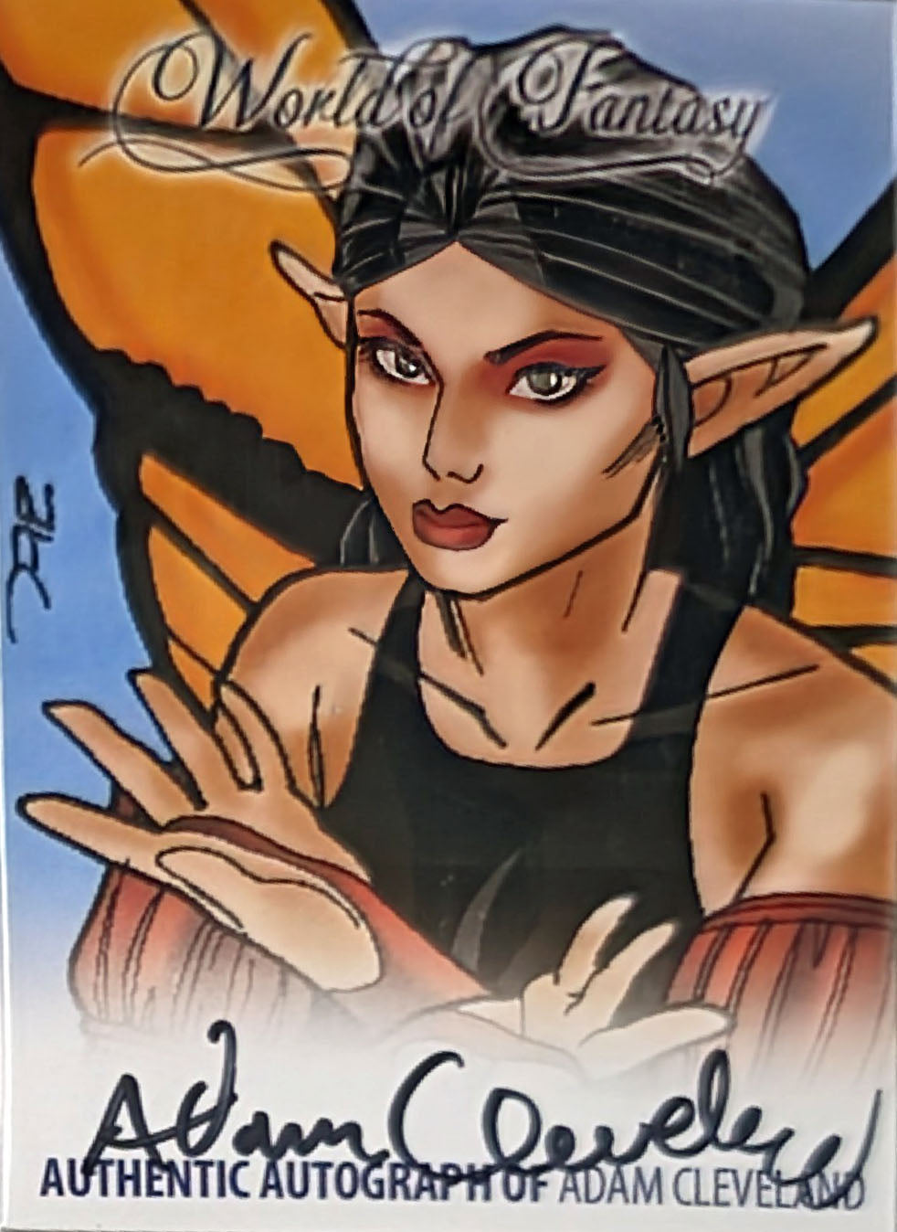 Breygent World of Fantasy Autograph Z-Card ZA-AC2 by Adam Cleveland