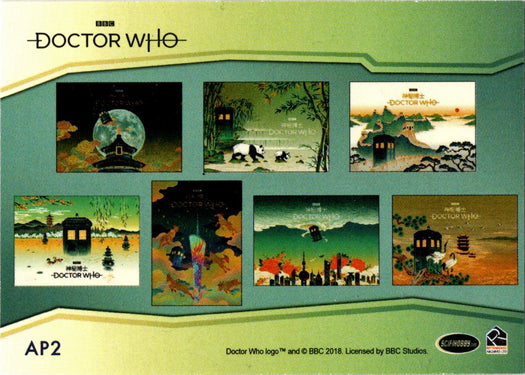 2022 Doctor Who Series 11 & 12 Asia Paintbrush UK Poster Card AP2 Chengdu