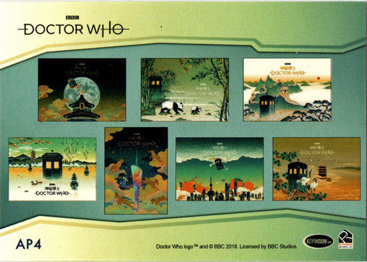 2022 Doctor Who Series 11 & 12 Asia Paintbrush UK Poster Card AP4 Guangzhou