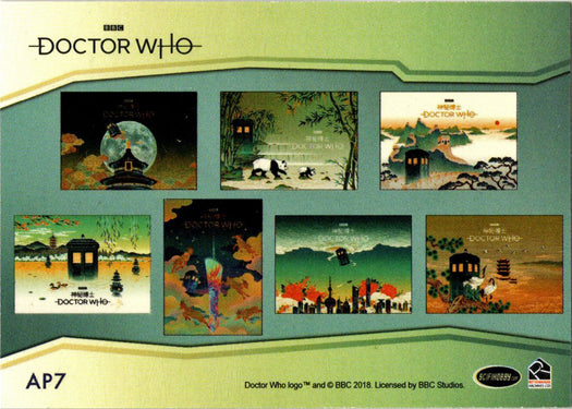 2022 Doctor Who Series 11 & 12 Asia Paintbrush UK Poster Card AP7 Wuhan