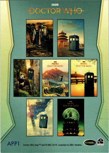 2022 Doctor Who Series 11 & 12 Asia Posters Card APP1 The Doctor
