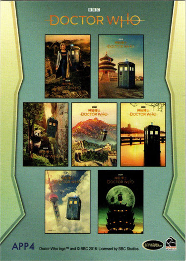 2022 Doctor Who Series 11 & 12 Asia Posters Card APP4 Great Wall