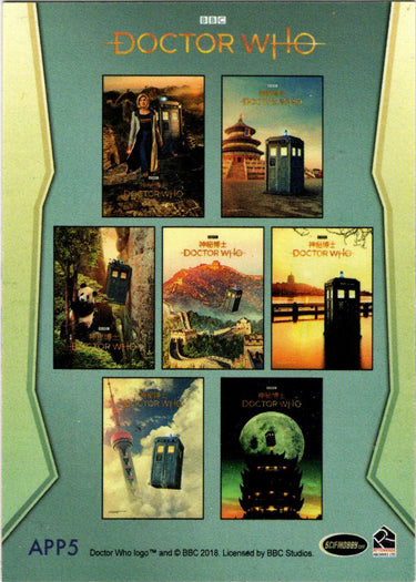2022 Doctor Who Series 11 & 12 Asia Posters Card APP5 Hangzou