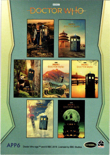 2022 Doctor Who Series 11 & 12 Asia Posters Card APP6 Shanghai