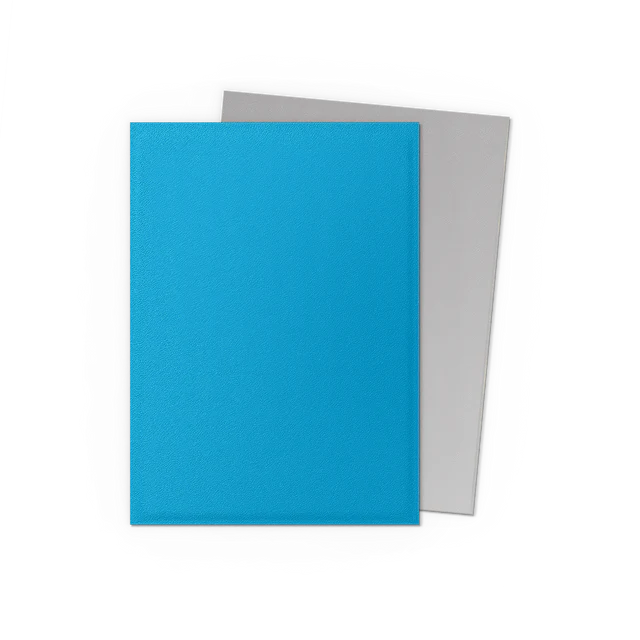 Dragon Shield Matte Dual Sleeve - Sky Blue & Silver 100ct