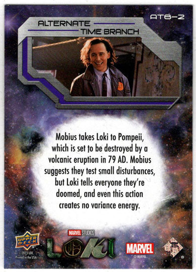 2023 Upper Deck Marvel Loki Alternate Time Branch Card ATB-2 Pompeii 79 AD