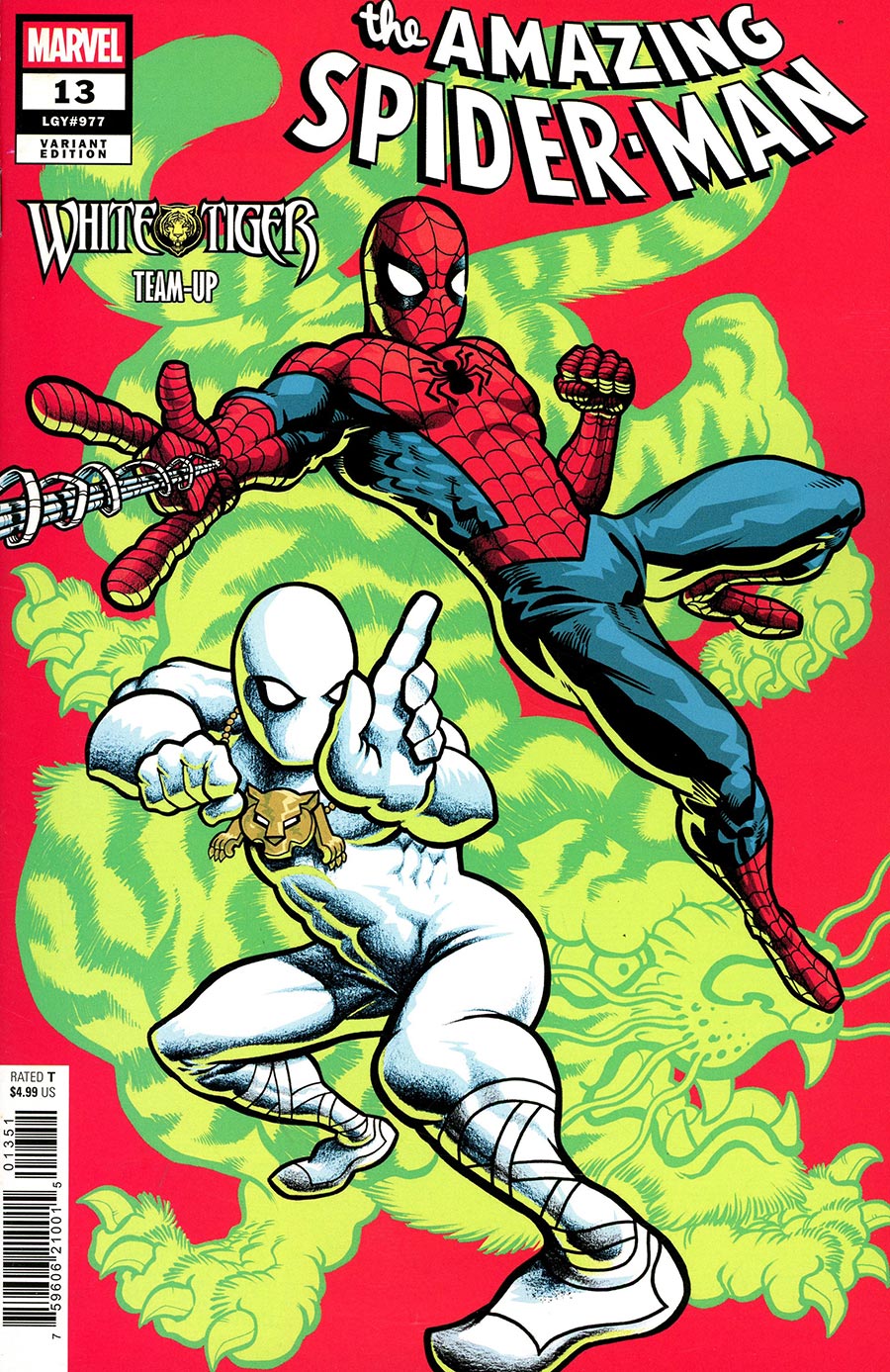 Amazing Spider Man #13 J. Gonzo White Tiger Team Up Variant