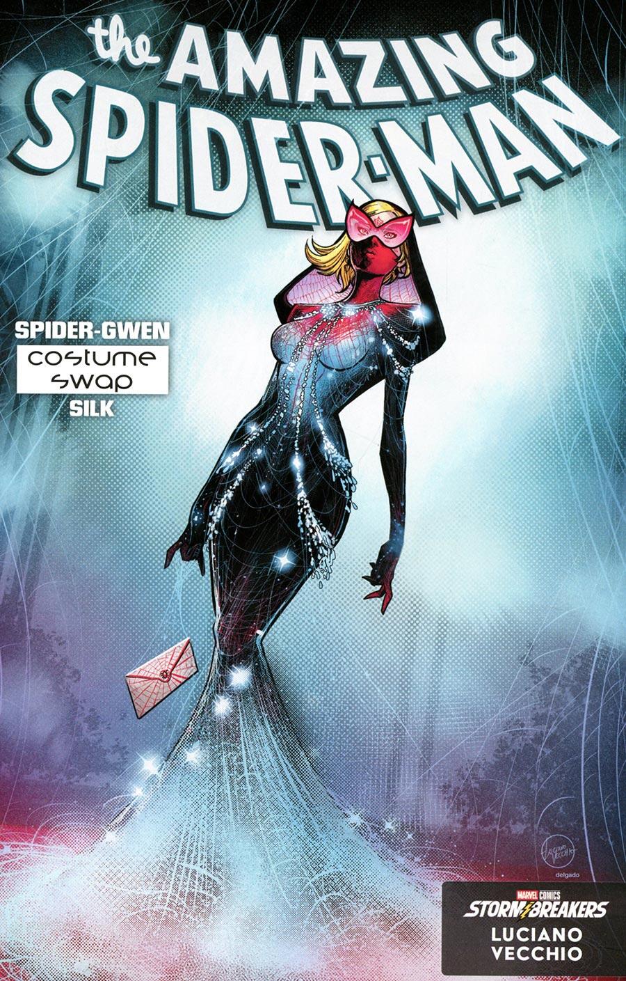 Amazing Spider-Man #32 Luciano Vecchio Hellfire Costume Swap Variant