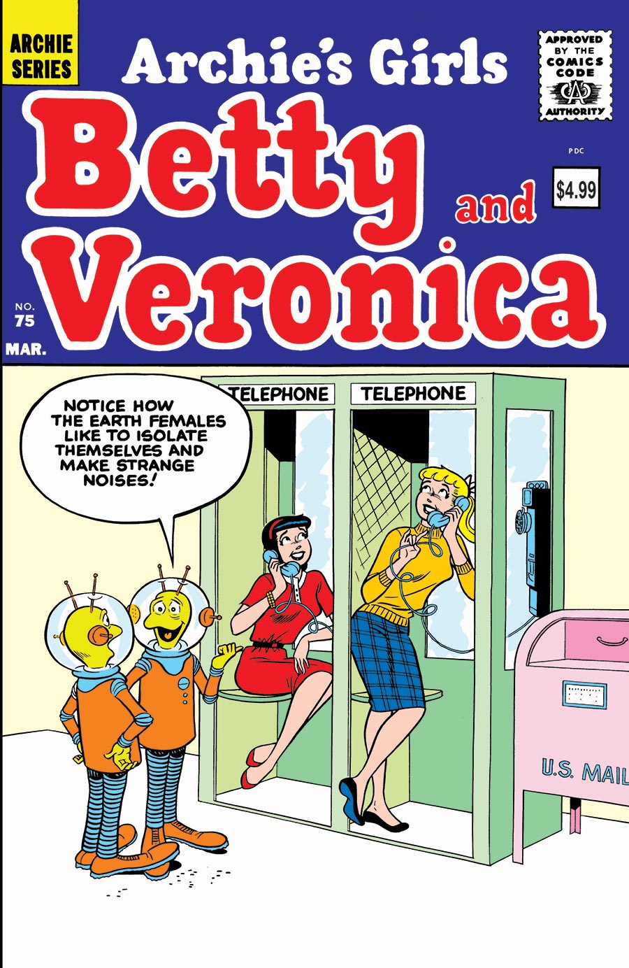 Archie Facsimile #7 Betty And Veronica #75 Cover A Bob White