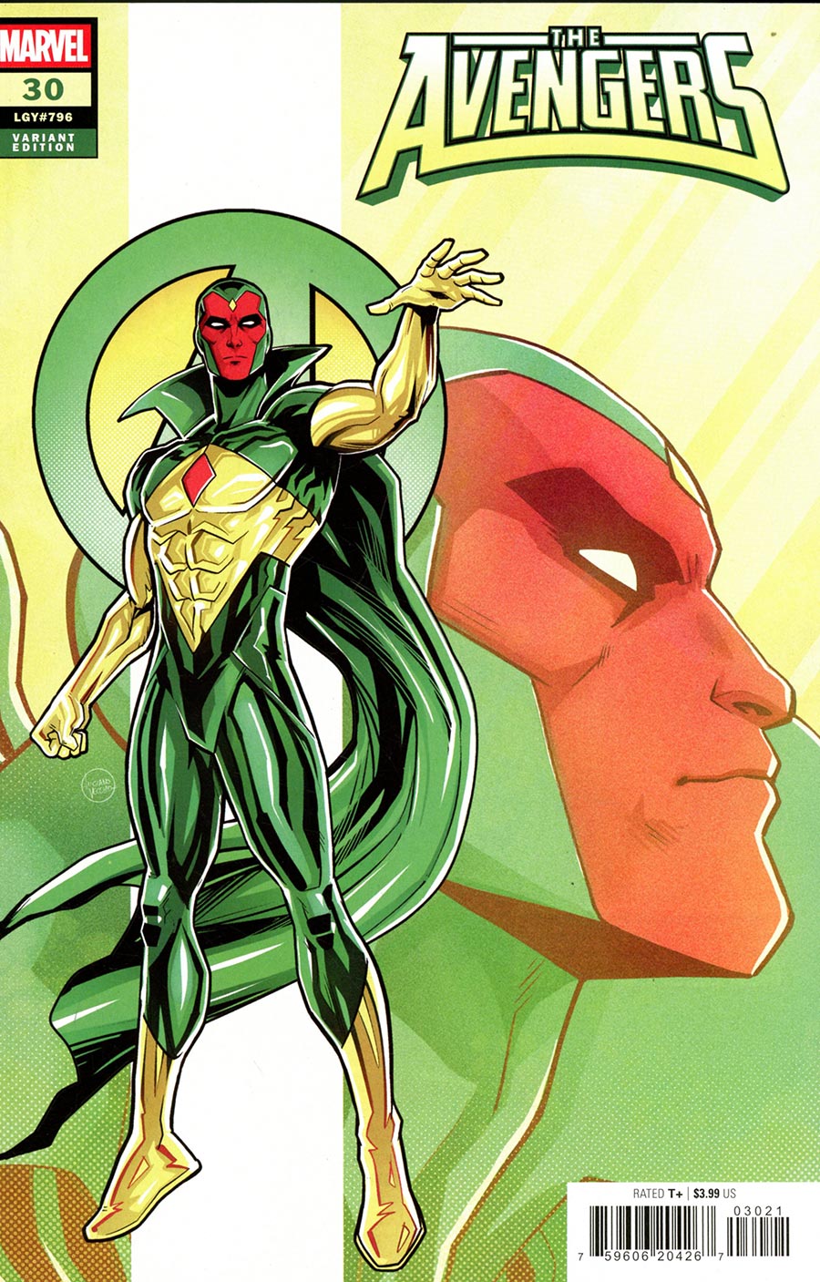 Avengers #30 Luciano Vecchio Vision Variant