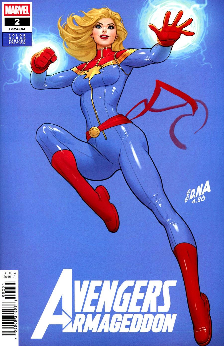 Avengers: Armageddon #2 David Nakayama Color Block Blue Variant