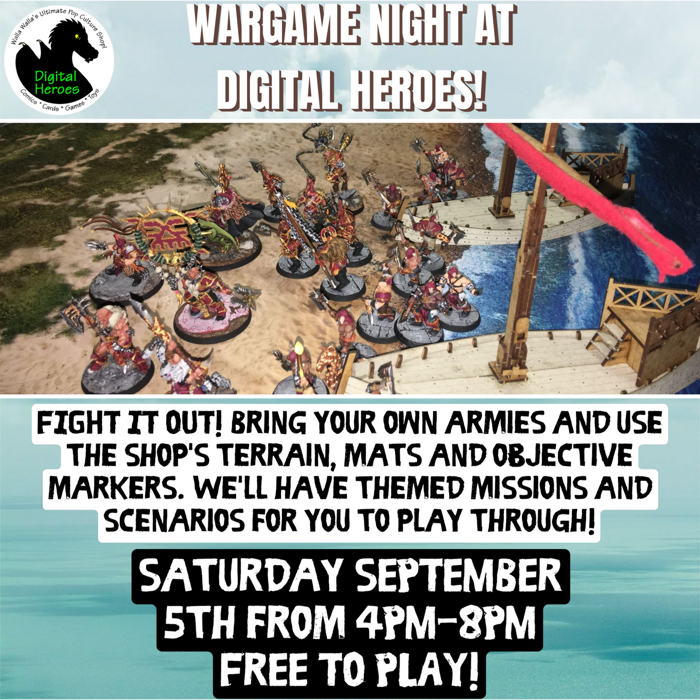 09/05/2026 Free-Play Wargame Night Ticket