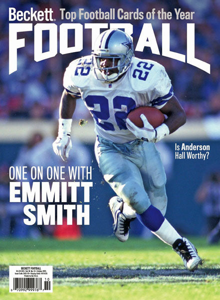 Beckett Football Card Monthly October 2025 Emmitt Smith