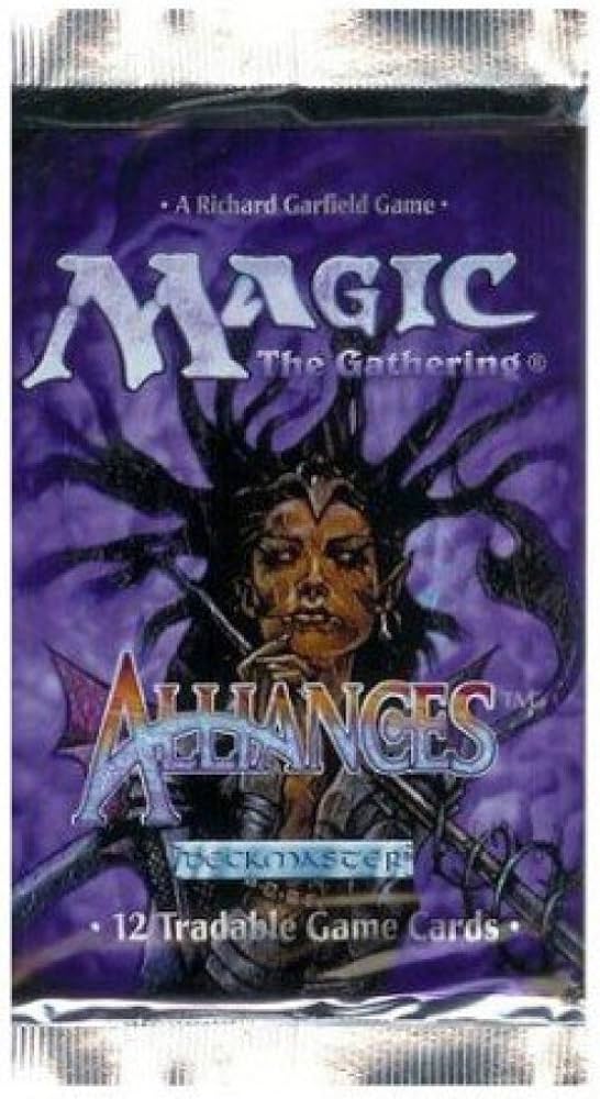 1996 Wizards Magic MTG Alliances Booster Pack