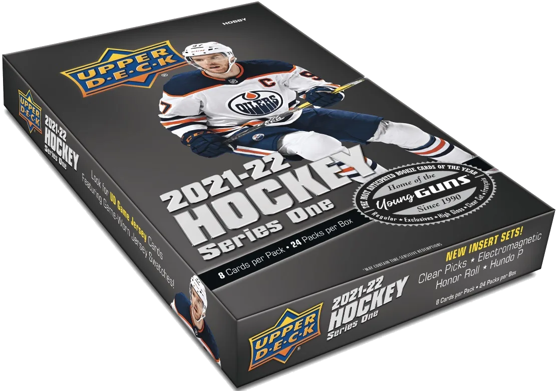 Upper Deck Series 1 Hockey 2021-22 Sealed Hobby Box
