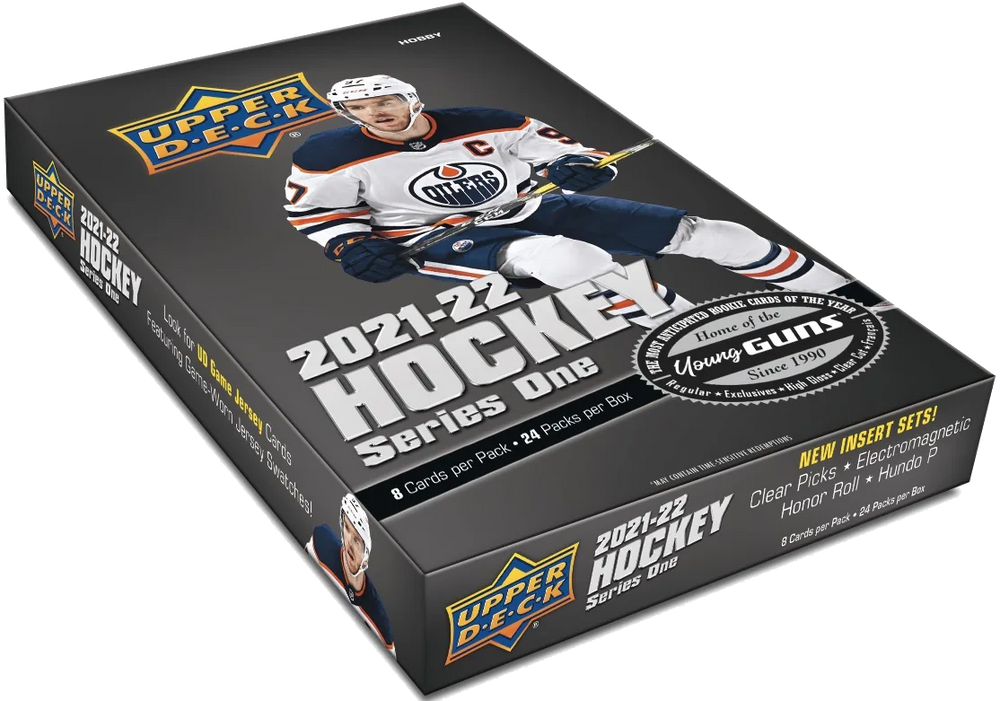 Upper Deck Series 1 Hockey 2021-22 Sealed Hobby Box