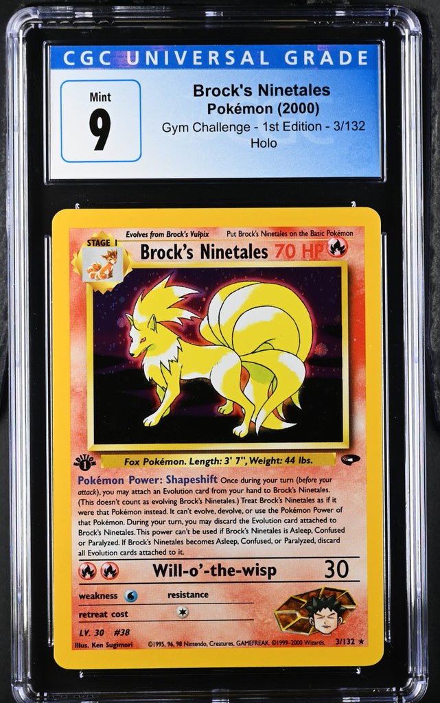 Pokemon Ninetales 1st shops edition holo