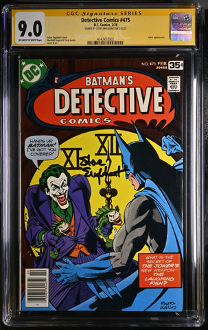 Detective Comics #475 (1978) CGC 9.0 Signed by Steve Englehart