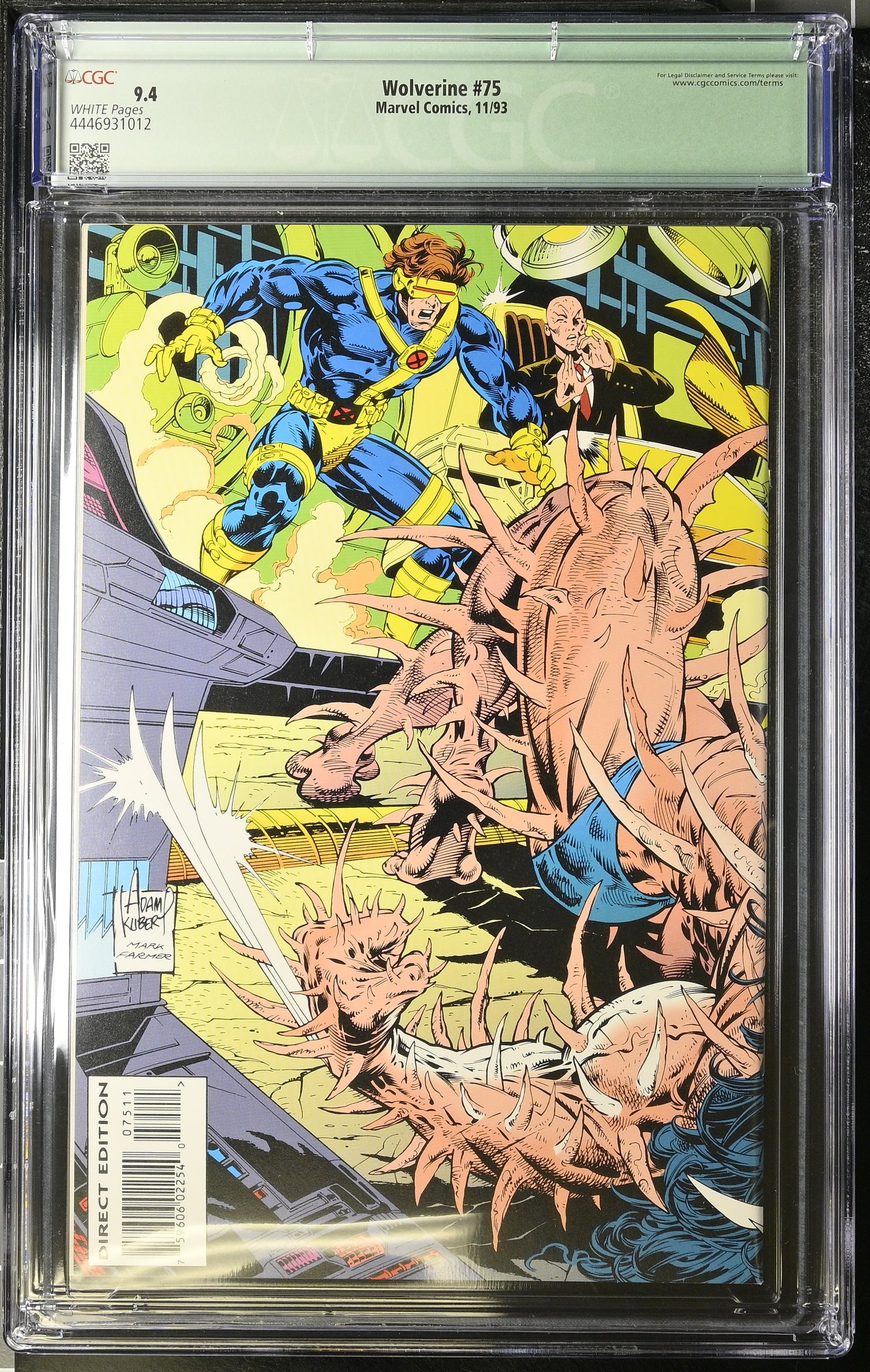 Wolverine #75 graded CGC 9.4 Signed by Larry Hama No Kaybee Insert