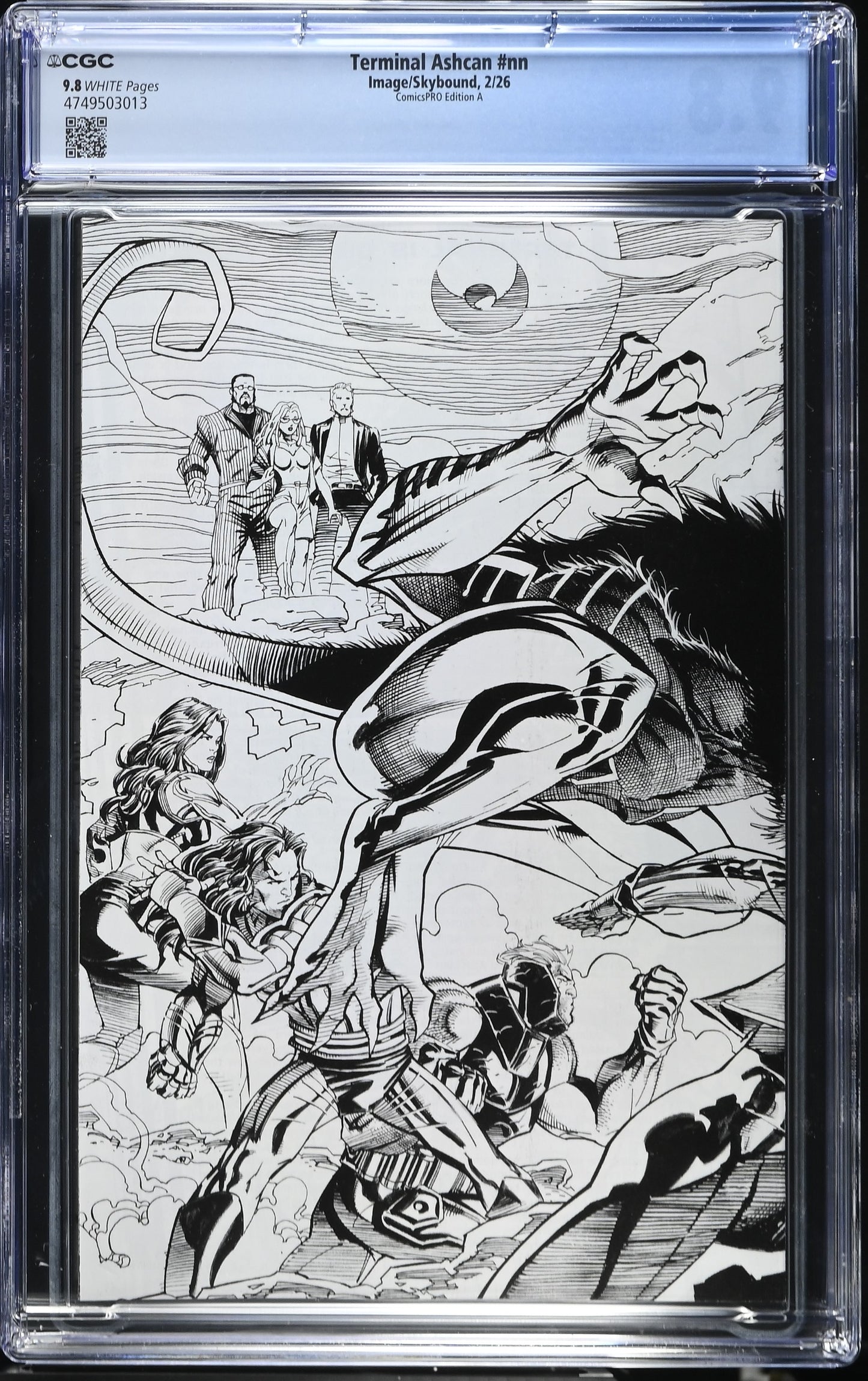 Terminal #1 Ashcan Andy Kubert Wraparound ComicsPRO Cover A CGC 9.8