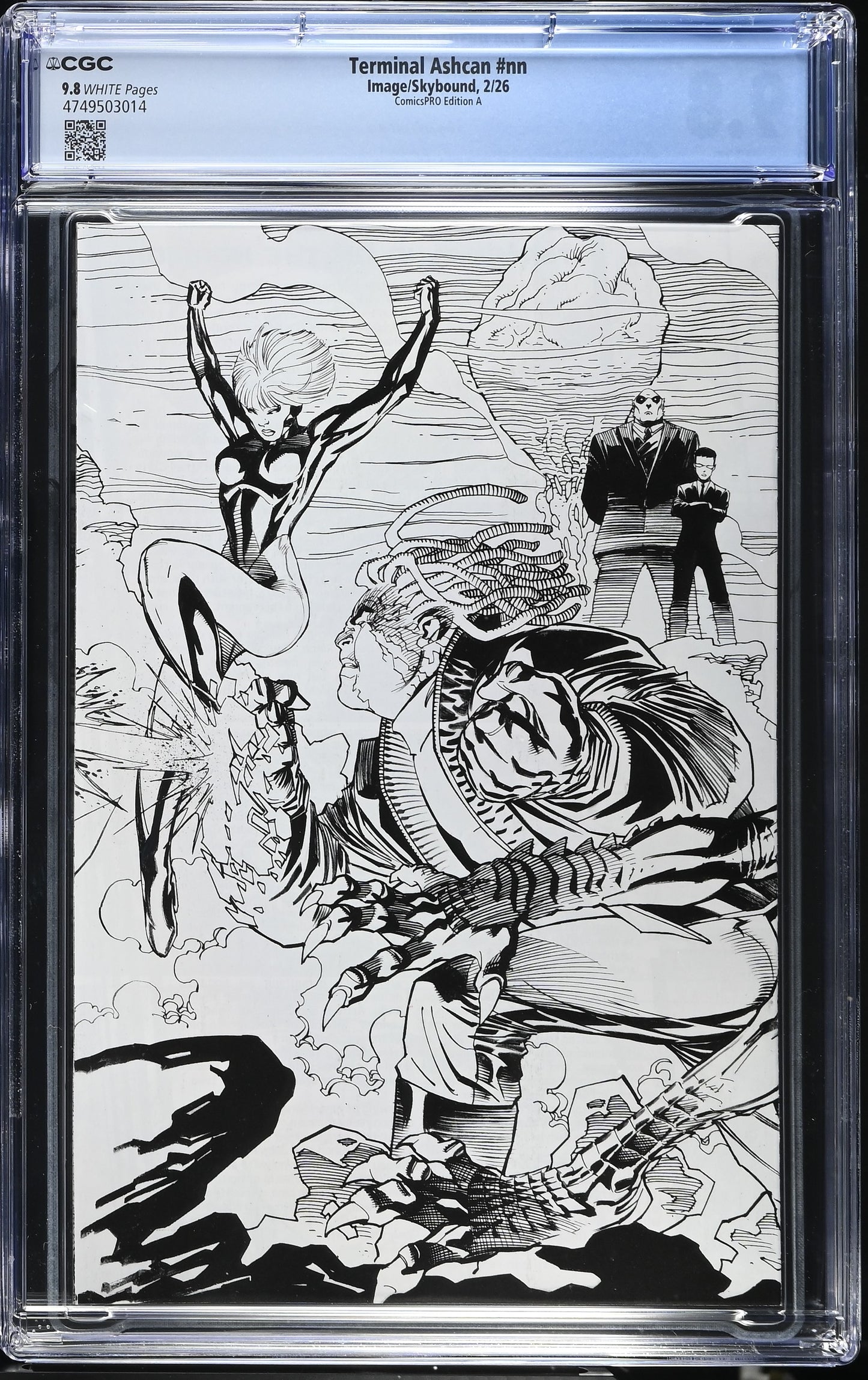 Terminal #1 Ashcan Andy Kubert Wraparound ComicsPRO Cover B CGC 9.8