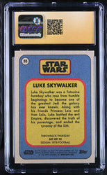 Star Wars Throwback Thursday 2023 Card #53 Luke Skywalker SP Graded CGC 10 Pristine