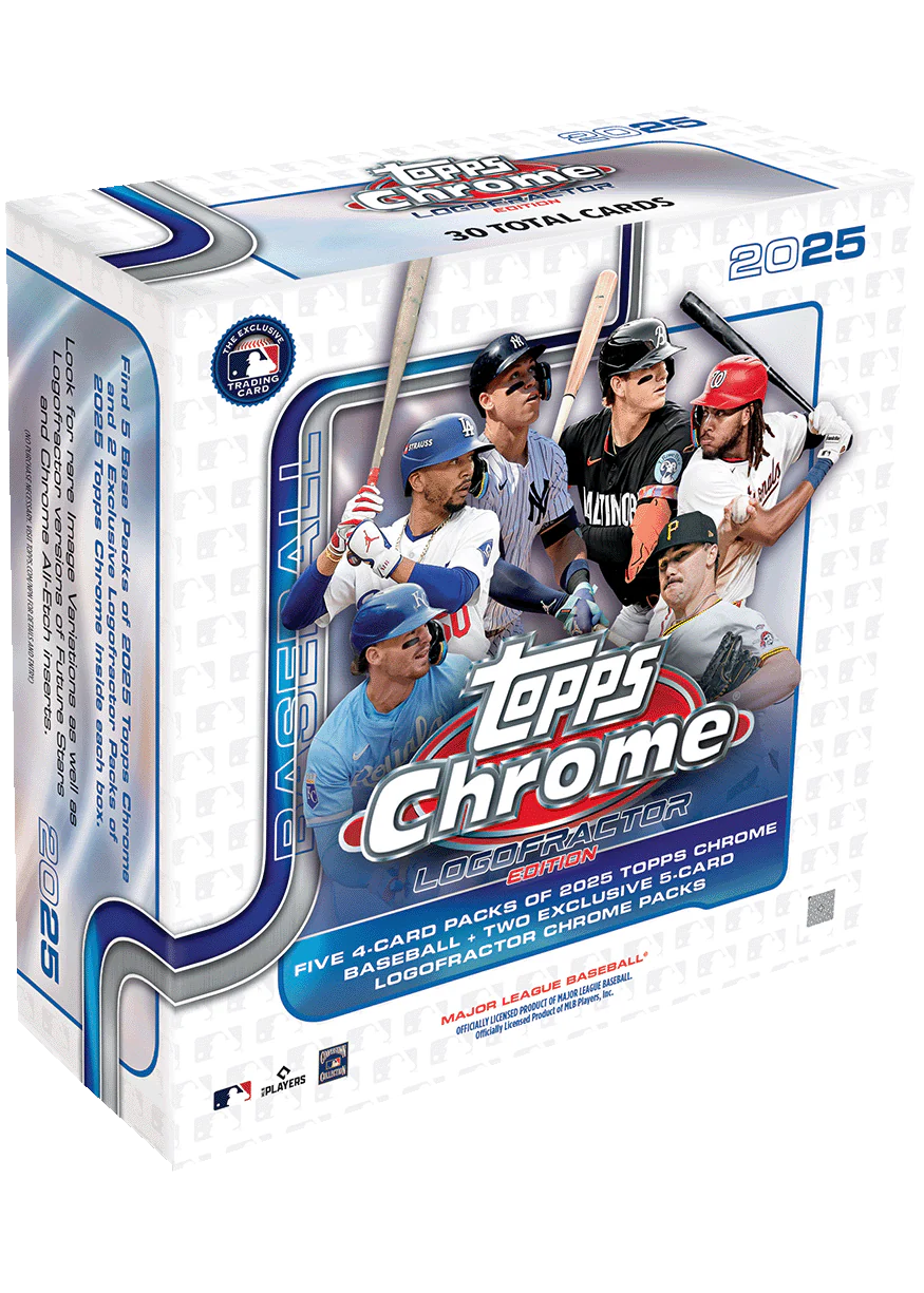 2025 Topps Chrome Baseball Logofractor Edition Mega Box