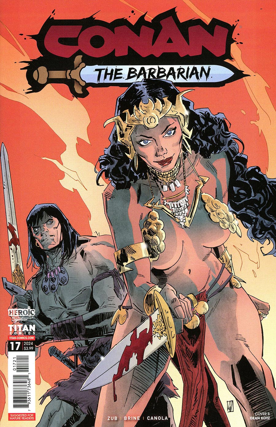 Conan the Barbarian #17 Cover B Kotz (Mature)