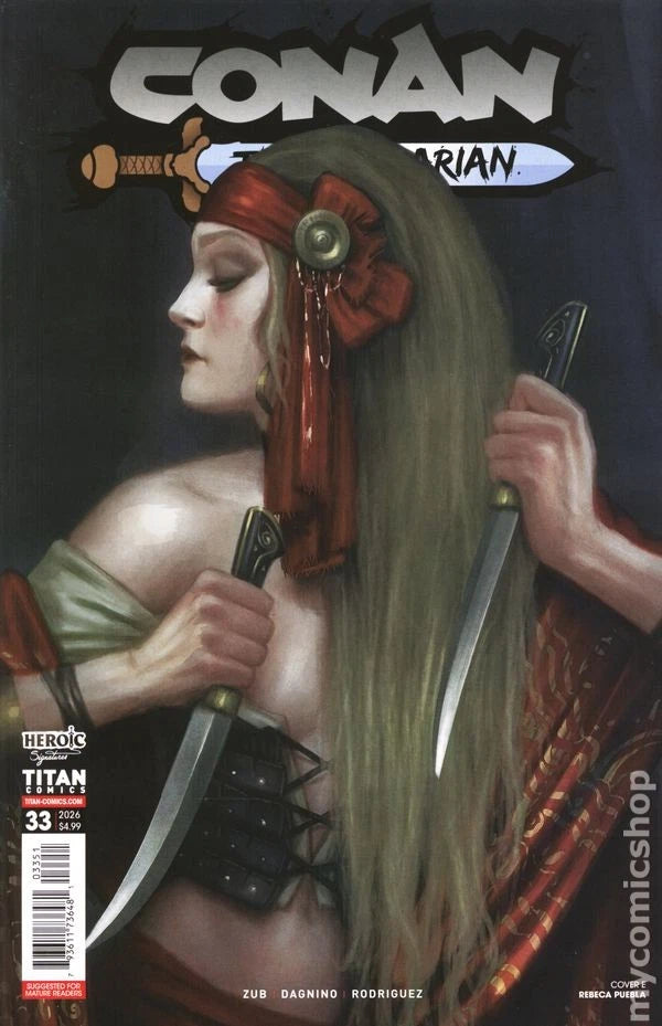 Conan The Barbarian #33 Cover E Rebeca Puebla Variant (Mature)
