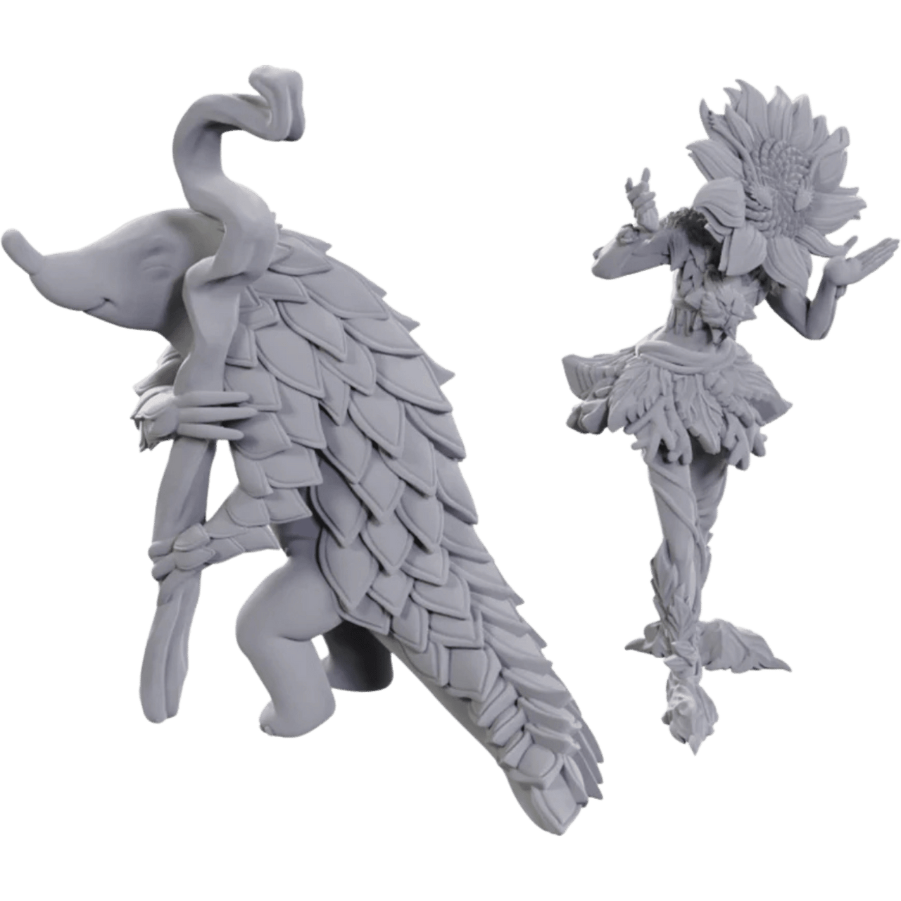 Pathfinder Battles Miniatures - Unpainted: Sunflower & Fruit Leshy