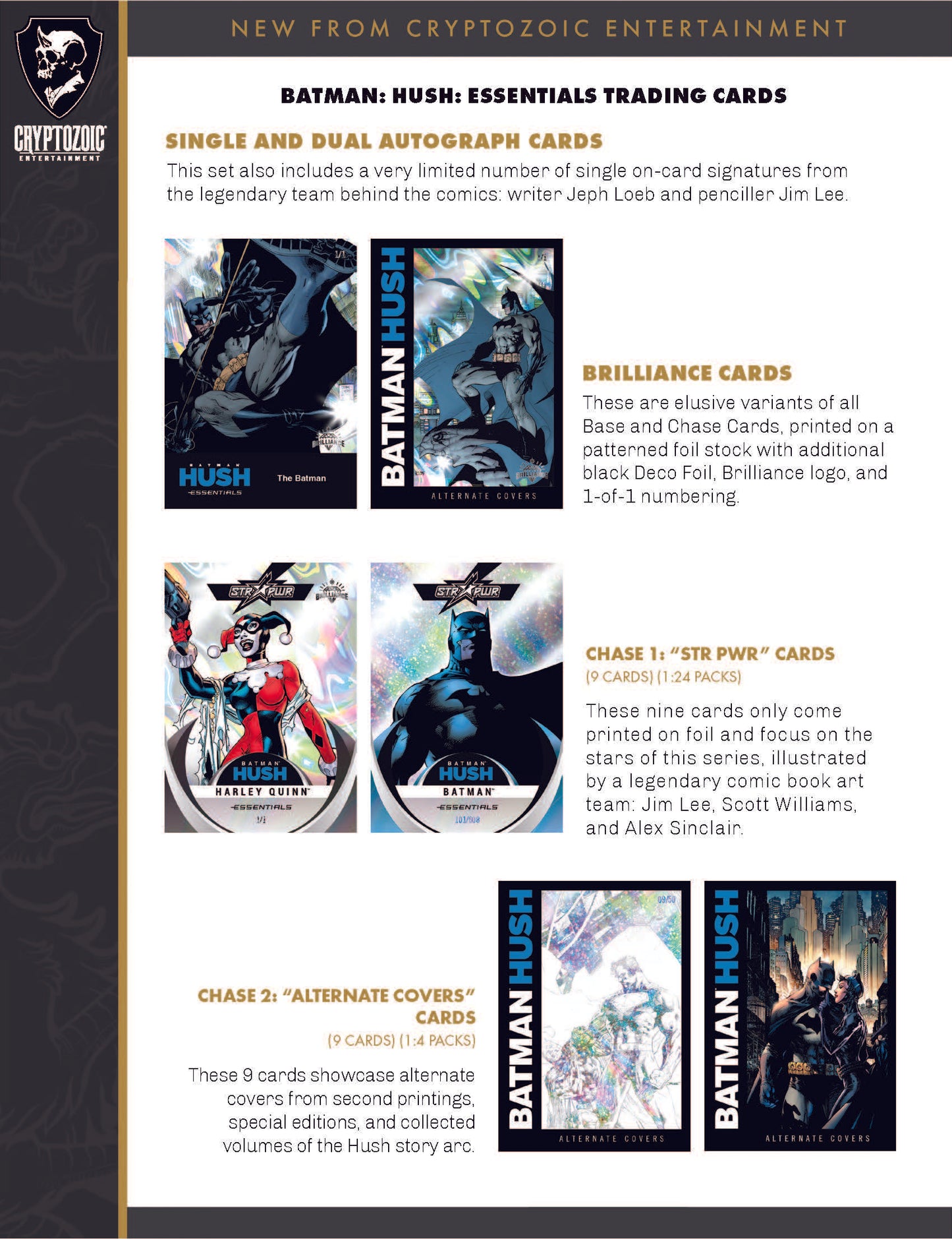 2025 Cryptozoic Batman Hush Essentials Trading Card Box