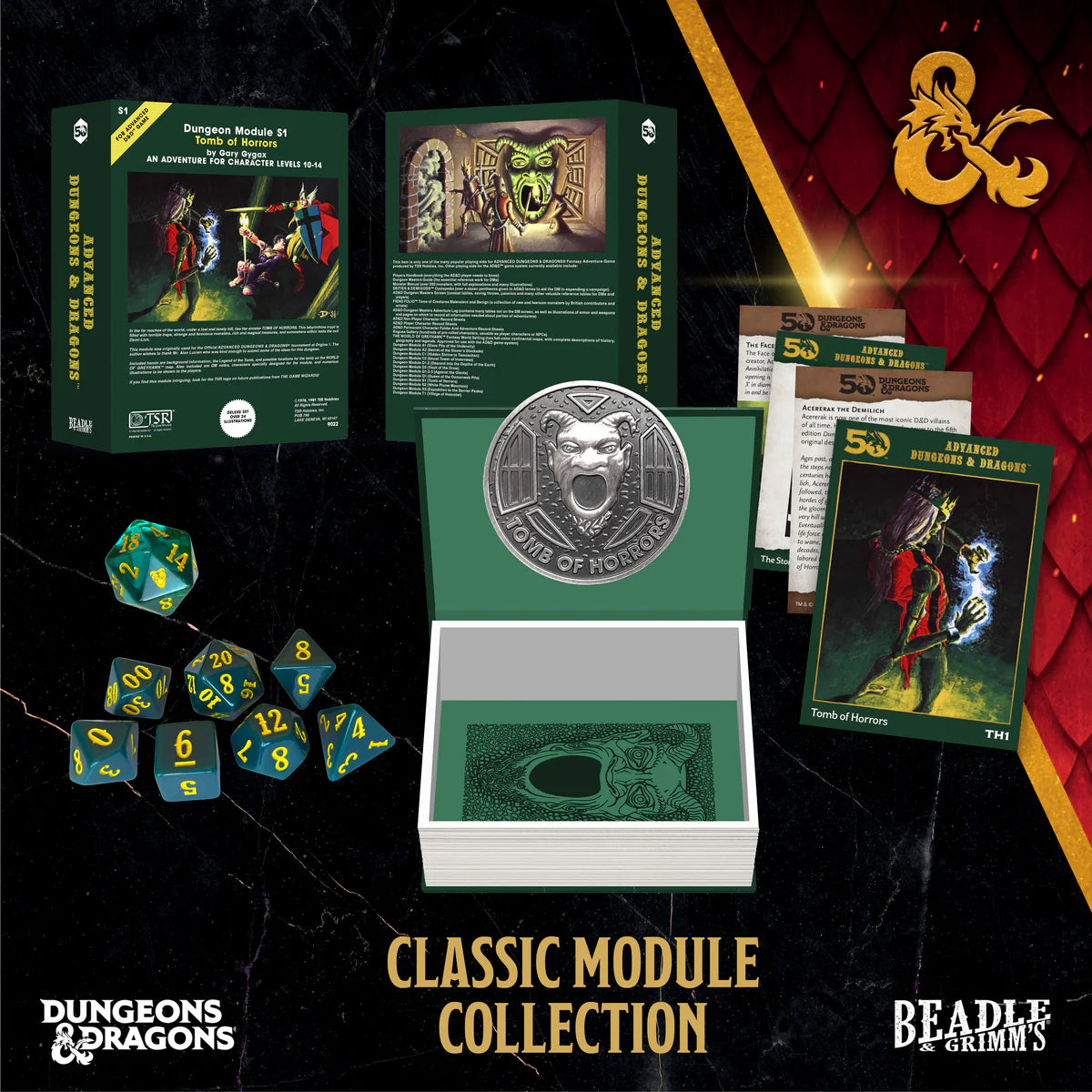 Beadle & Grimm's Dungeons & Dragons Classic Module Dice Collection - Tomb of Horrors