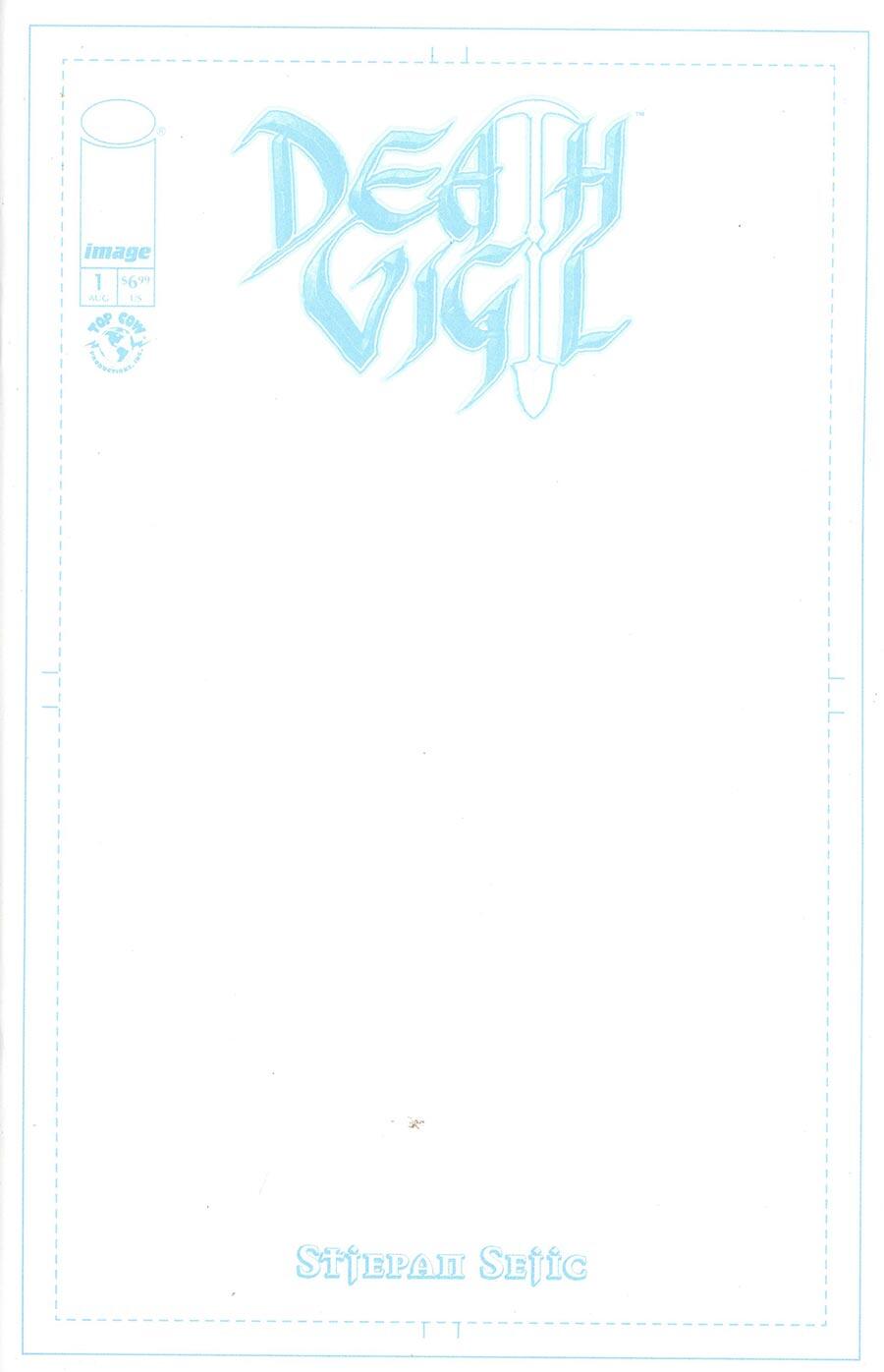 Death Vigil (2026) #1 (Of 6) Cover G Blank Sketch Variant (Mature)