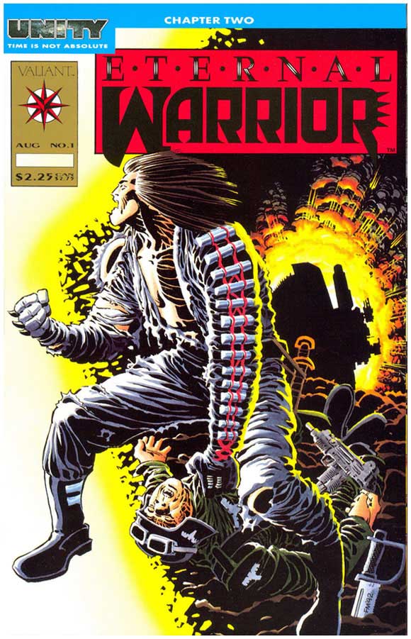 Eternal Warrior #1 (1992) Flat Gold Error Variant CGC 9.2 Signed by Frank Miller