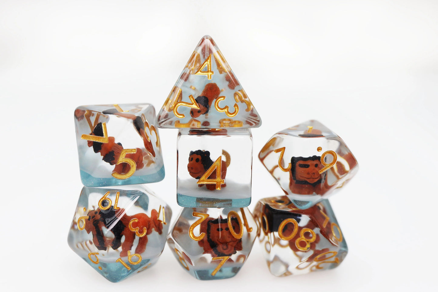 Foam Brain RPG Dice Set - Ferocious Feline