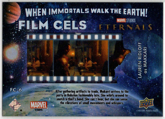 2023 Upper Deck Marvel Eternals Film Cels Card FC-6 Lauren Ridloff as Makkari