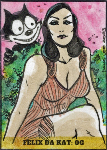 2023 5finity Felix Da Kat:  OG Sketch Card David Lee V3