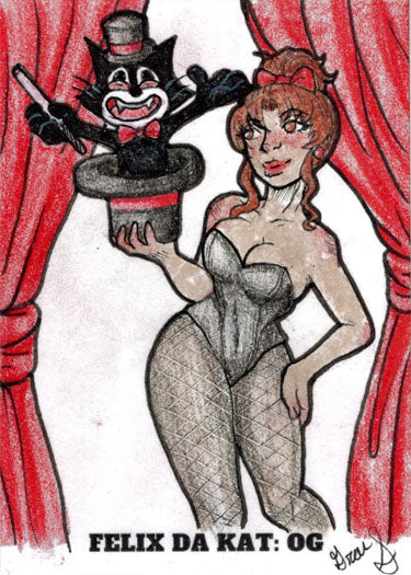 2023 5finity Felix Da Kat:  OG Sketch Card Grae Sundberg V2