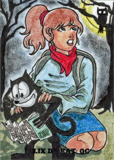 2023 5finity Felix Da Kat:  OG Sketch Card Limuel Pinzon V4