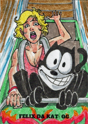 2023 5finity Felix Da Kat:  OG Sketch Card Limuel Pinzon V5