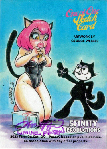 2023 5finity Felix Da Kat:  OG Sketch Card Limuel Pinzon V3