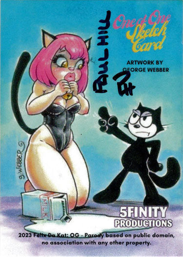 2023 5finity Felix Da Kat: OG Sketch Card Paul Hill V1