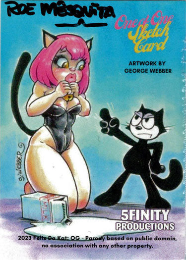 2023 5finity Felix Da Kat: OG Sketch Card Roe Mesquita