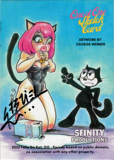 2023 5finity Felix Da Kat: OG Sketch Card Ulisses Gabriel V7