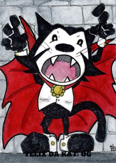 2023 5finity Felix Da Kat:  OG Sketch Card j(ay) V1
