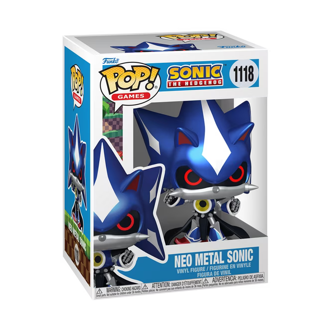 Funko Pop Games 1118 Sonic The Hedgehog Neo Metal Sonic