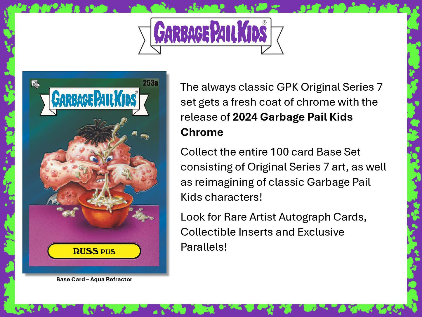 2024 Topps Garbage Pail Kids Chrome Value Blaster Box