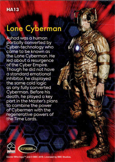 2022 Doctor Who Series 11 & 12 Allies Adversaries Insert Card HA13 Lone Cyberman